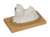 Maltese - Painted Figurine, Statue, Figure, Made by the Artist, Brand