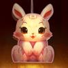 LED Light Festival Lantern Material Kits Cute Cartoon Rabbit Lamps  Photography Props