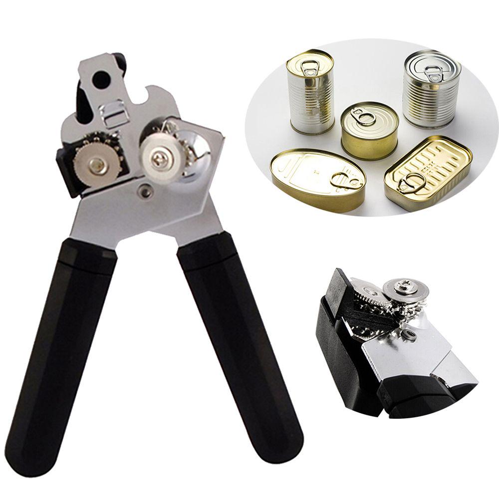New Kitchen Manual Easy Grip Heavy Duty Tin Opener Stainless Steel