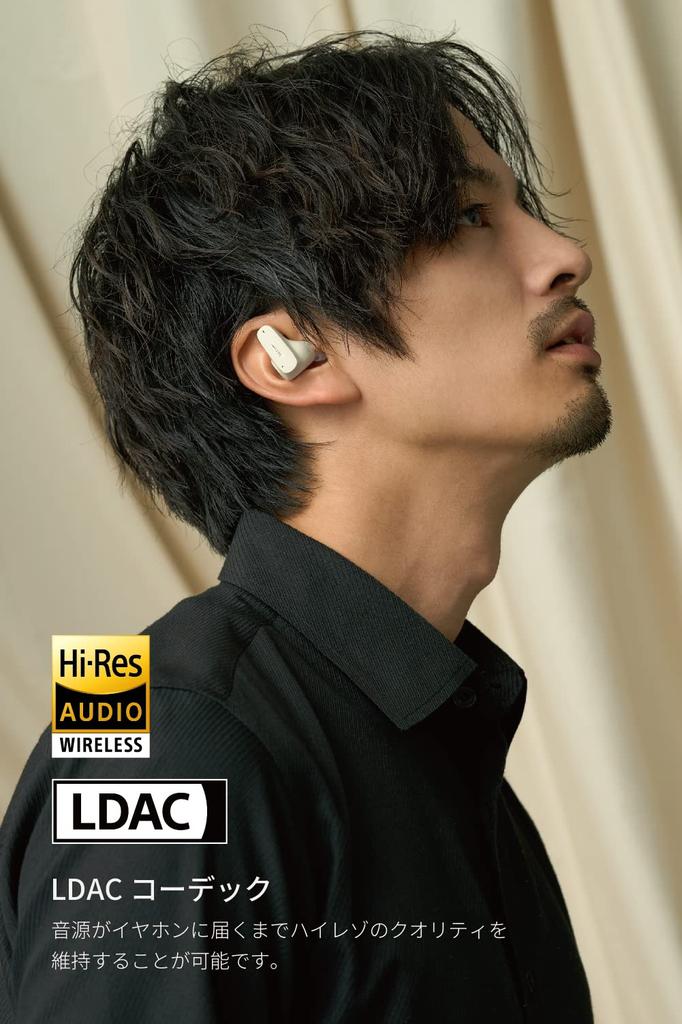 RADIUS Совместимость с RADIUS LDAC Полностью беспроводной Bluetooth Полностью беспроводной LDAC AAC Высокое разрешение Окружающий звук Прием звонков IPX5 Водонепроницаемый TWS