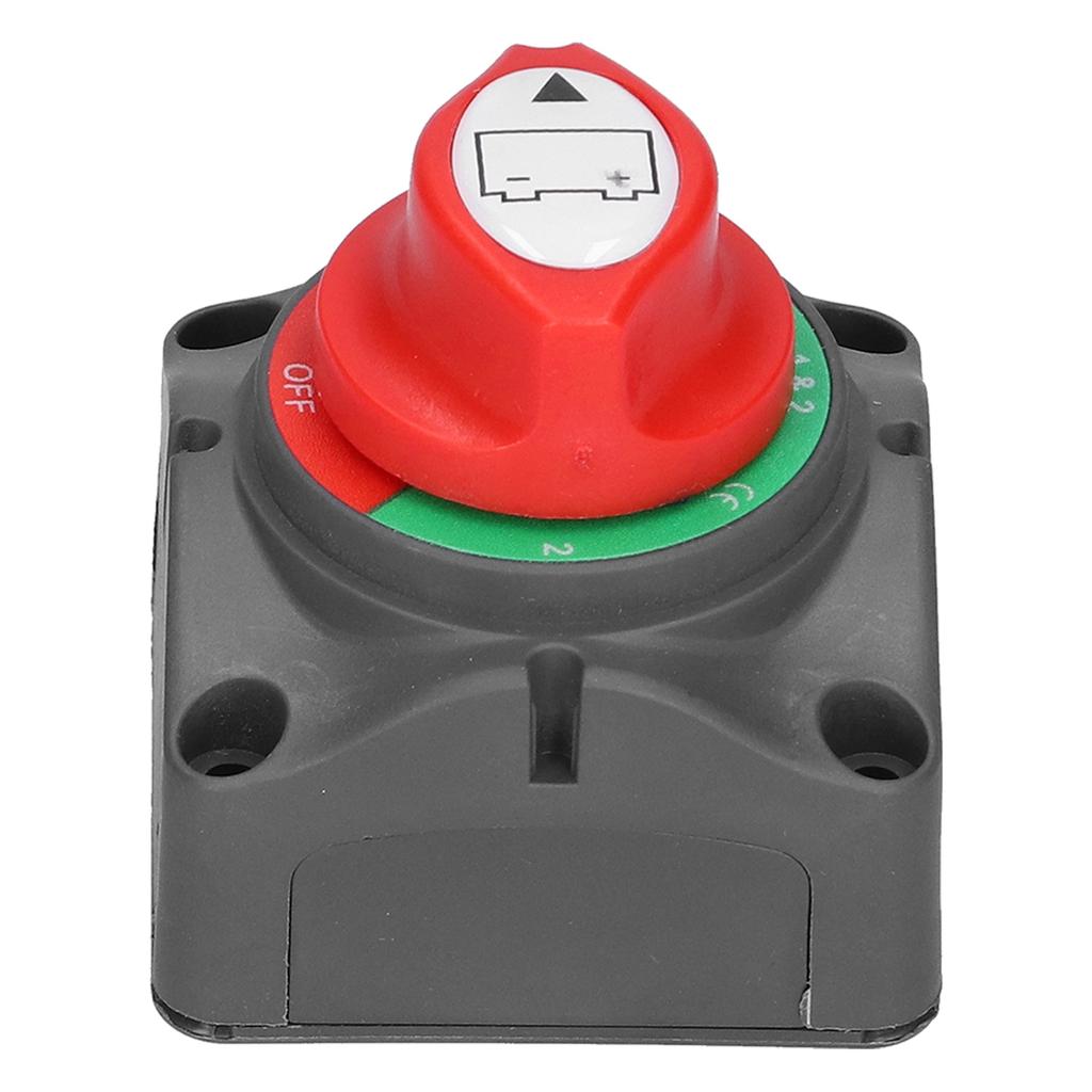 12V 3‑Gear Battery Disconnect Isolator Switch 8‑50V On Off Rotary ABS for Yacht Car Train