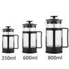 Appliances 600ml 800ml Glass Body Stainless Steel Filter Coffee&Tea Maker 300ml French Presses