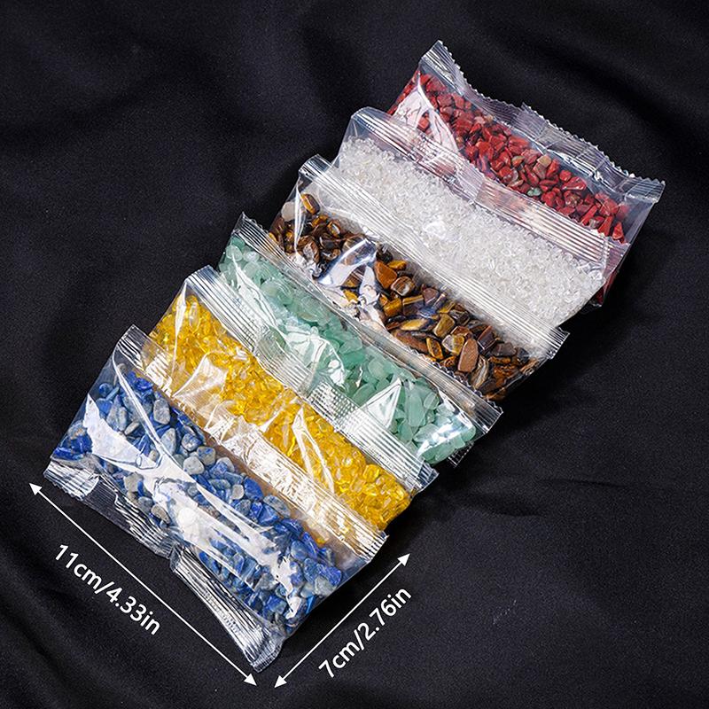 100G Natural Mineral Polished Gravel Chakra Healing Reiki Crystals Natural Stones Home Decor