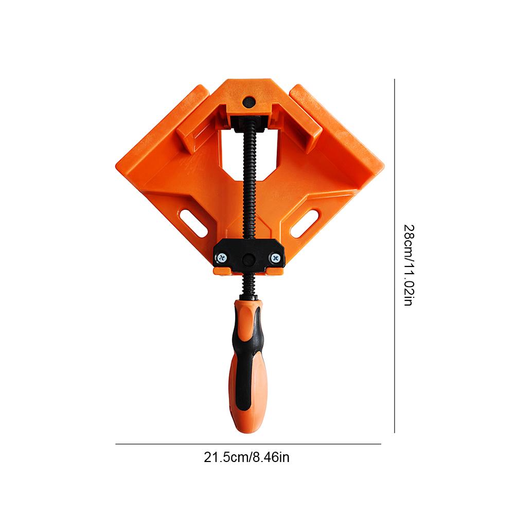 90 Degree Right Angle Clamp Adjustable Swing Jaw 90 Degree Clamps Single Handle for Woodworking Photo Framing Gifts for Men Dad