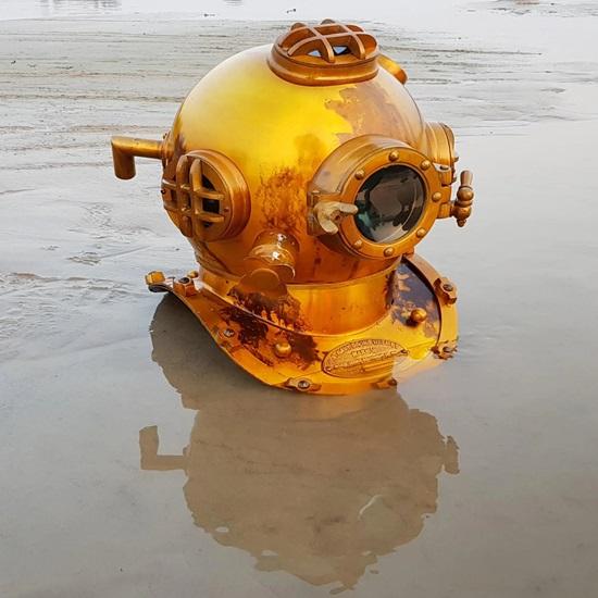 45,72 см Шлем для подводного плавания Mark V Шлем для дайвинга с глубоким погружением Шлем для морских погружений