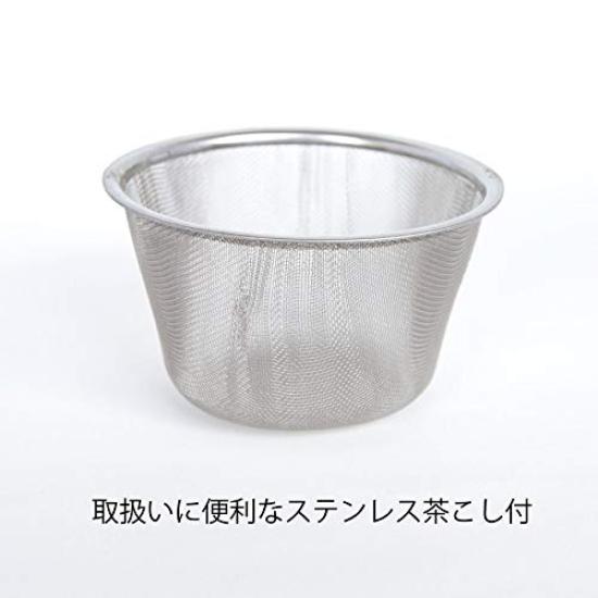 Чайник стильный из нержавеющей стали с ситечком для чая, произведенный в Японии, Arita Ware Hasami Ware Ayaka U, чайник 350 мл