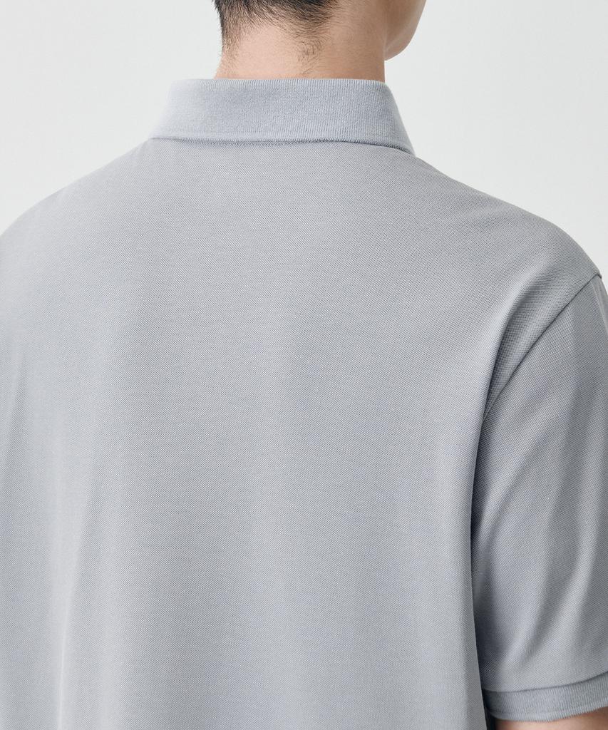 MUSINSA STANDARD [Cooltandard] Pique Polo Shirt [Light Grey]