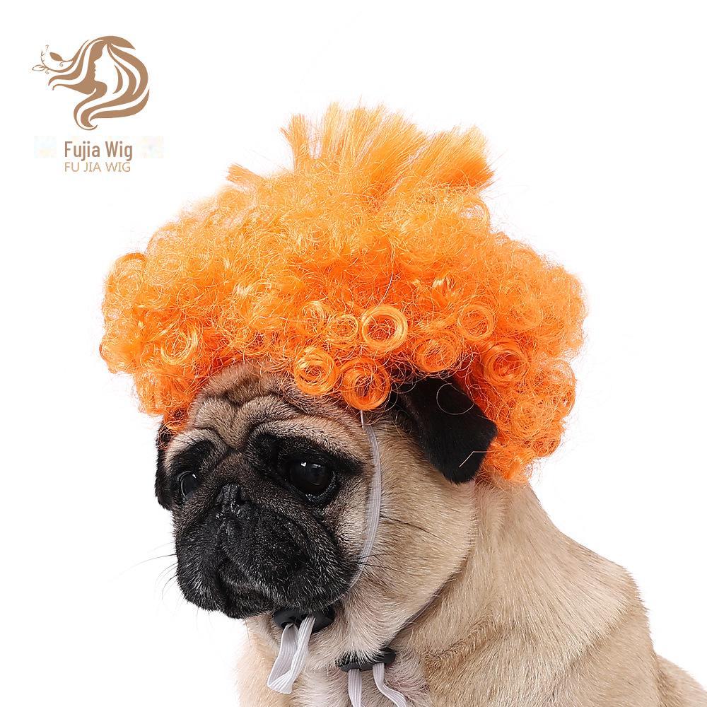 Праздничные парики для домашних животных: Забавные афро-стили для кошек и собак