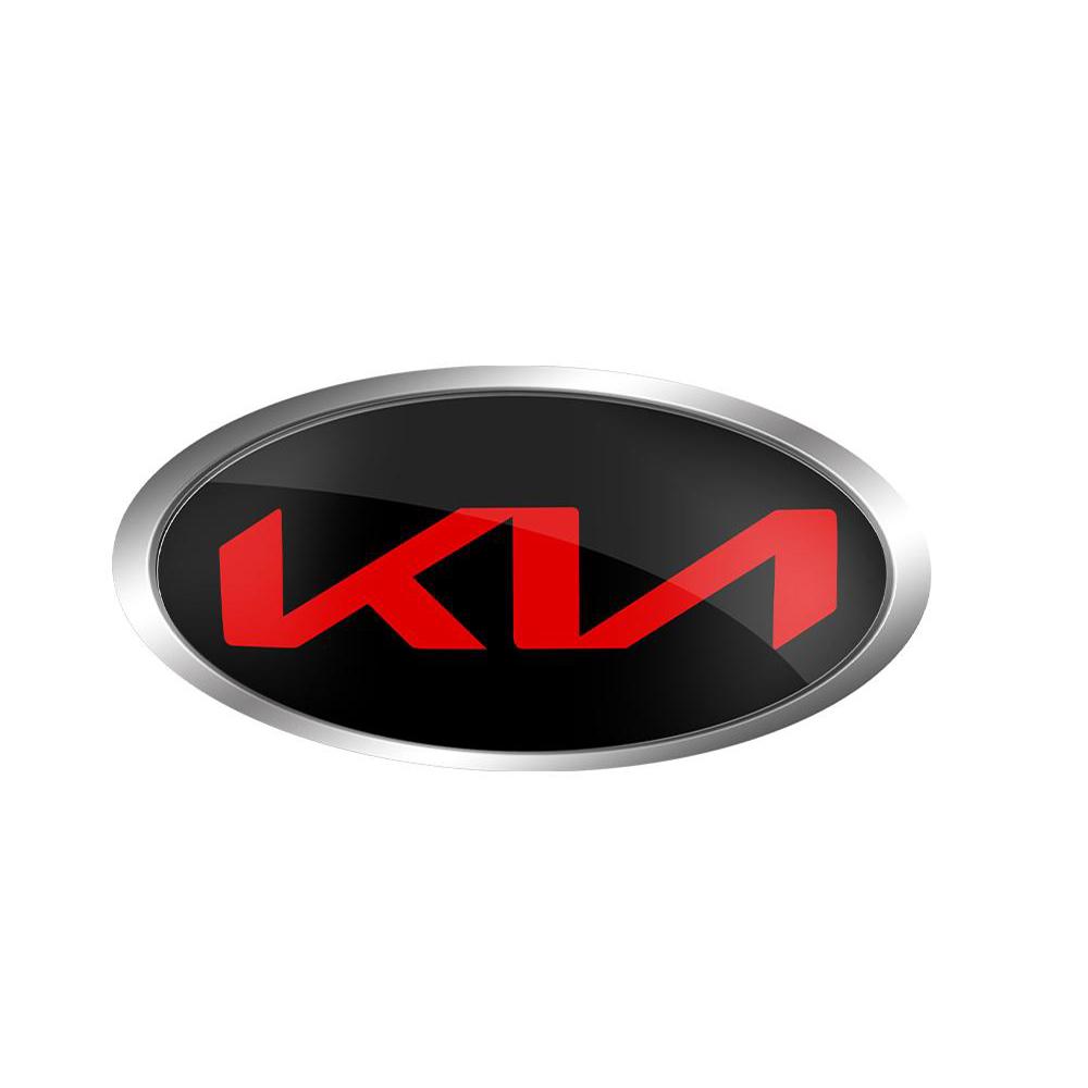 AABJA1 KIA KN Emblem Car Front Hood Rear Trunk Badge Sticker Accessories For KIA Sportage Ceed Sorento Cerato Optima Picanto Rio Soul