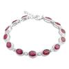 Серебряный браслет с натуральным рубином 14.4ct, вес изделия 13,99 гр (2166795)