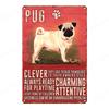 Pet Dog Vintage Poster Bulldog Metal Tin Signs Pub Bar Cafe Home Decoration Pug Labrador Shih Tzu Cockapoo Wall Art Plate N356