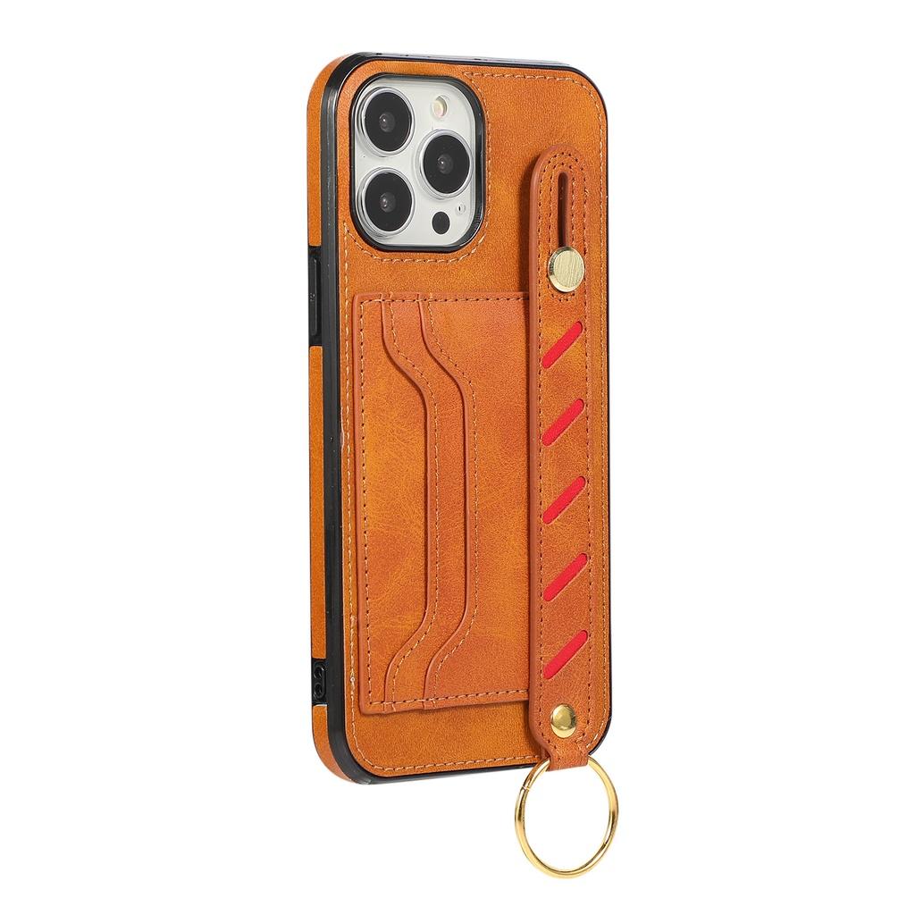 Luxury Business Wrist Strap Phone Case For iPhone 11 Pro Plus 11Pro XS MAX XR XS X 7 8 6 6S Plus 7Plus 8Plus 6Plus 6splus Back Cover With Card Slot