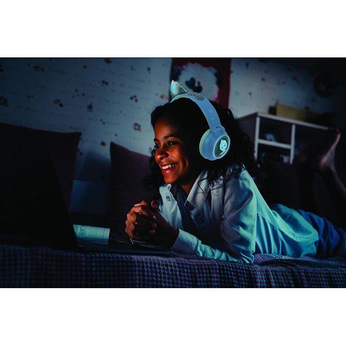 Casque lumineux pliable Bluetooth® et filaire avec un design d'une tiare de l'univers de La Reine des Neiges