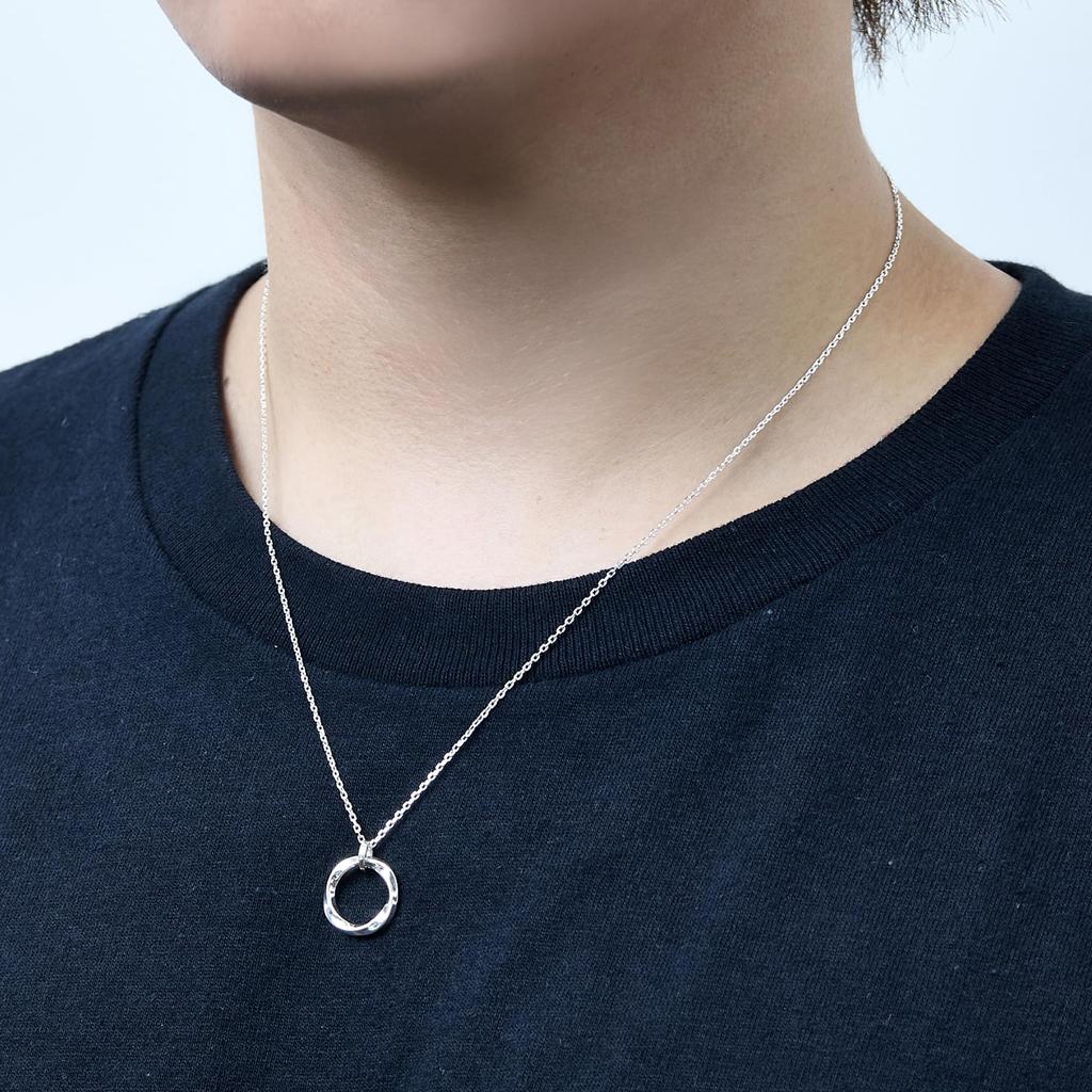 Поцелуй Серебряная Пара 40см x 50см SPD1428CZ-SPD1429 Ожерелье