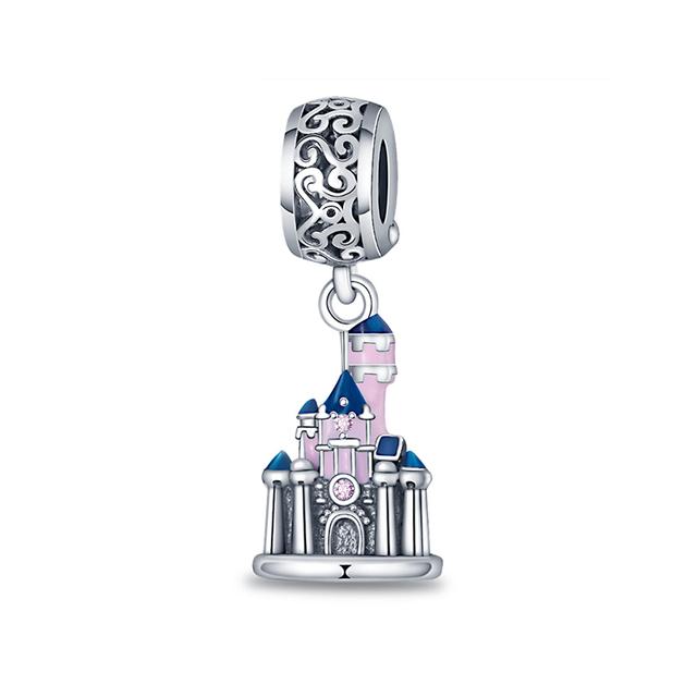 925 Серебряный Шарм Подходит для Любителей Шарма Серии Любовь Браслет Ожерелье Брелок Женские Ювелирные Изделия Diy