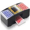 Durable Plastic Automatic Card Shuffler - Perfect for Family Game Night & Poker Enthusiasts, Easy-to-Use Deck Mixer with Transparent Design