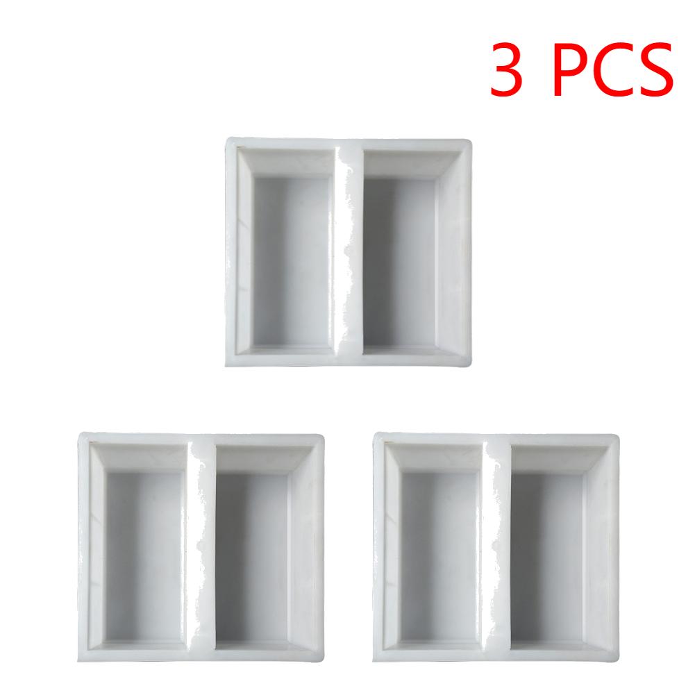 1-3PCS Garden Pavement Mold Courtyard Walkway Path Concrete DIY Paving Cement Road Mold Reusability DIY Home Path Brick Mould