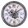 Retro Creative Wall Clock Silent Clock Home Living Room Modern Simple Creative Round Decorative Table