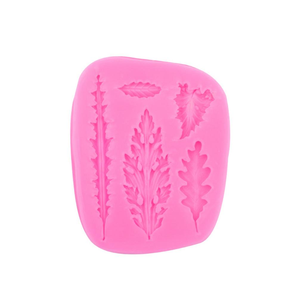 Декоративная классическая коллекция листьев, силиконовая форма для помадки, торта, шоколадная форма