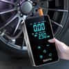 Навесной компрессор для накачивания мячей мотоцикла велосипеда беспроводной насос для накачивания шин портативный автомобильный электрический воздушный насос ЖК-дисплей