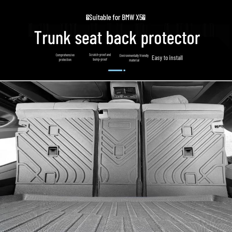 BMW X5 TPE Trunk & Rear Seat Protector: Eco-Friendly, Waterproof Mat