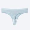 Female Thong Women's Cotton Panties Low-Waist Thongs Striped Solid Color Underpants Girl Comfortable G-String Underwear  Bikini Panties