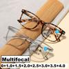 Новые прогрессивные мультифокальные очки для чтения для мужчин и женщин, блокирующие синий свет, пресбиопия, унисекс, ультралегкие очки для дали
