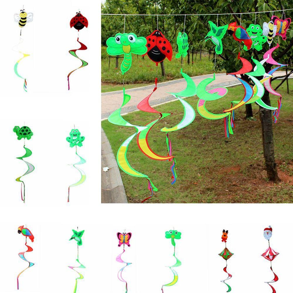 No Toxic Animal Windmill Colorful Spiral Windchimes Cute Wind Spinner Partie