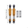 2 Pieces 1/10 RC Car Shock Absorber Damper Accessory Metal Spring,Spare Parts,for Trucks,Vehicles