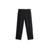 Solid Color Comfortable Loose Straight Casual Pants Men Bottoms Black 07380903800-36