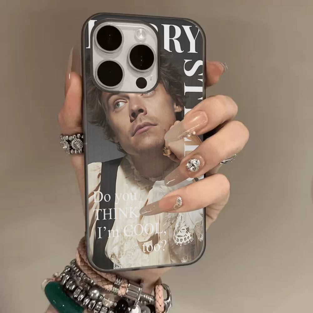 Чехол для телефона H-Harrys Music Styles Для IPhone 17 16 15 14 13 12 11 Гофрированный Матовый Мягкий Чехол Противоскользящий