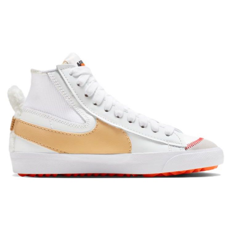 Nike Blazer Mid 77 Jumbo Summit White Sesame Кроссовки унисекс Sesame-Safety-Orange-University-Red FB1882-121
