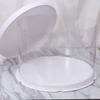 Пластиковая прозрачная коробка для торта, круглая упаковка для торта, коробки-органайзер для домашнего магазина десертов (белый цвет)