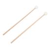 2 шт. палочки для колокольчиков, кленовые ручки, резиновые головки, прекрасное качество звука, палочки для ксилофона для маримбы, белые