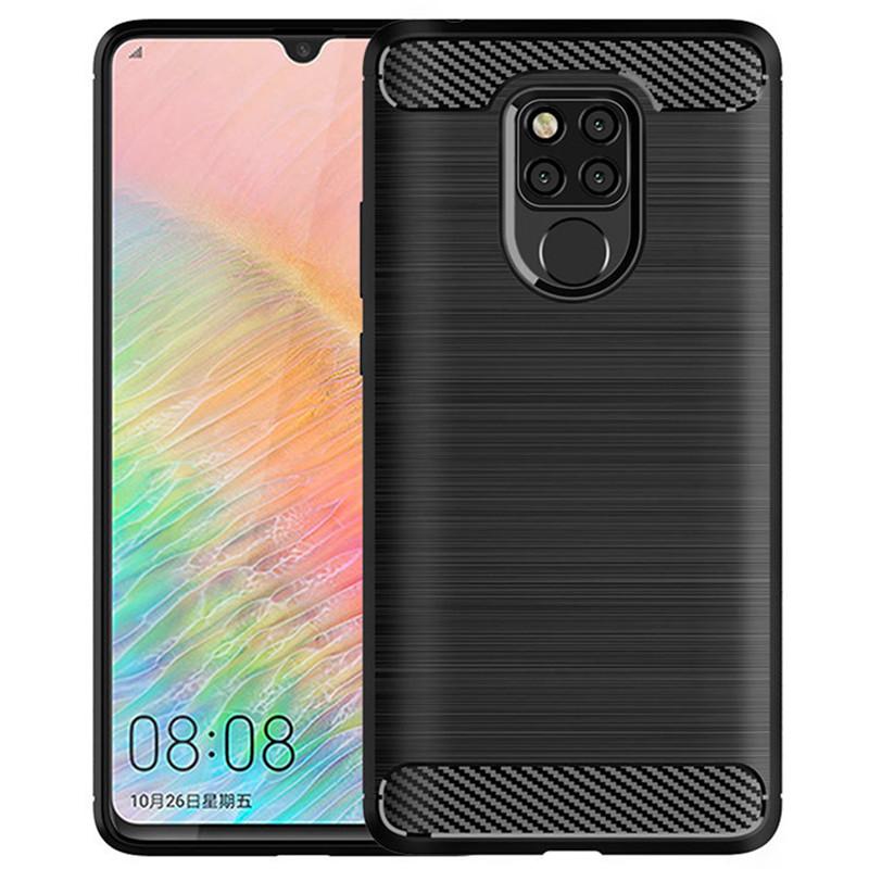 Чехол из углеродного волокна для Mate 20 X Slim Fit, противоударный силиконовый противоударный чехол для Huawei Mate 20X, мягкие чехлы для телефонов, бампер