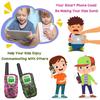 2 Pack Walkie Talkies for Kids, 3 KMs Long Range Children Walky Talky Handheld Radio Kid Toy Gifts for Boys and Girls