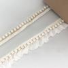 10 м кремово-белая бисерная бахрома с имитацией жемчуга оборки кружевная лента отделка края шторы платье DIY ремесла Декор швейные принадлежности