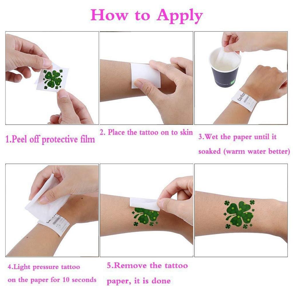 72PC Irish Stickers St. Patrick Small Sticker Set Irish Carnival Party Stickers