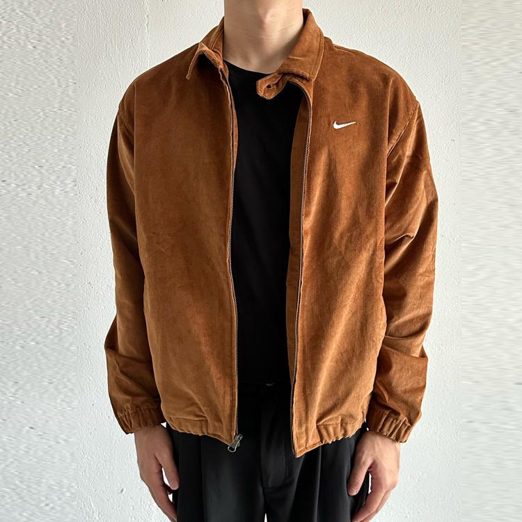 Nike Куртка Harrington из вельвета 'Коричневый' DX9071-270