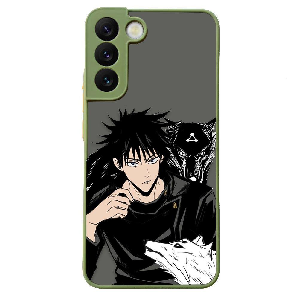 Jujutsu Kaisen Anime Shockproof Matte Case For Samsung Galaxy S22 Ultra S21 S20 FE S10 S9 S8 S10E Lite Plus 5G Shell Funda Cover