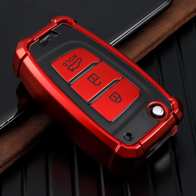 Защитный чехол для ключа Hyundai Verna 2020 & Elantra - Противоударный чехол с пряжкой