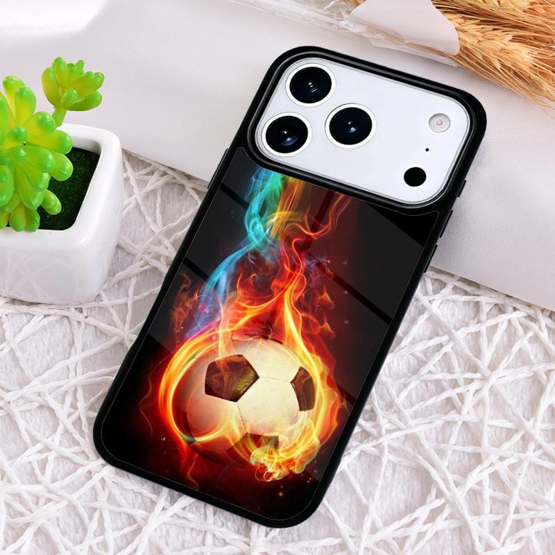 Чехол для телефона Футбол Футбол для iPhone 17 Air 16 15 11 12 14 13 Pro Max Ударопрочный чехол