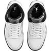 Air Jordan 5 Retro PS Белые Черные Детские Кроссовки Парусник Металлик-Серебристый 440889-110