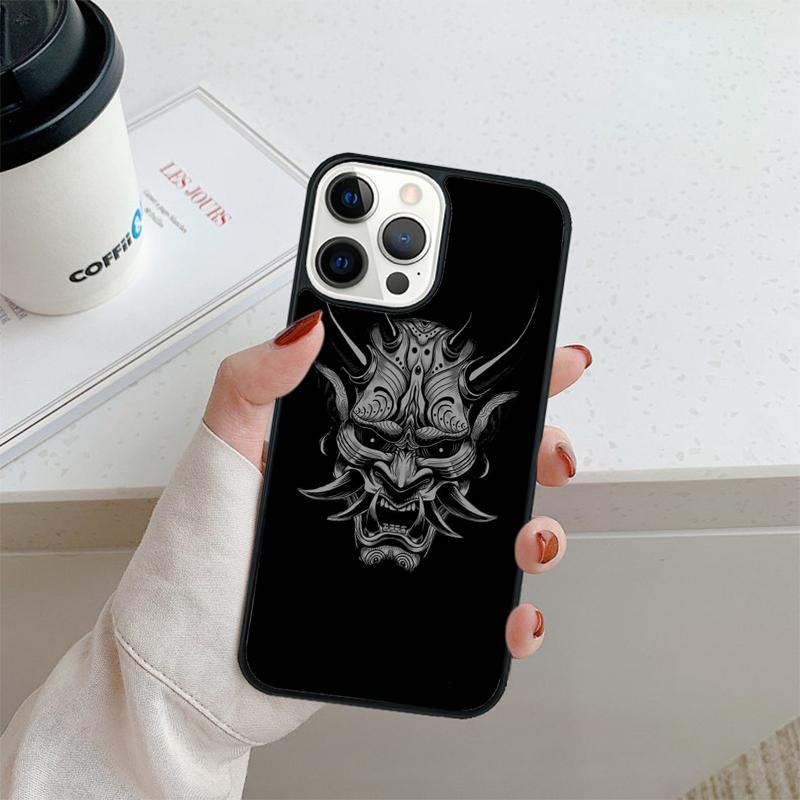 Чехол для телефона с демоном Хання Они для iPhone 17 Air 16 pro max 15 14 plus 12 13 Защитная крышка coque
