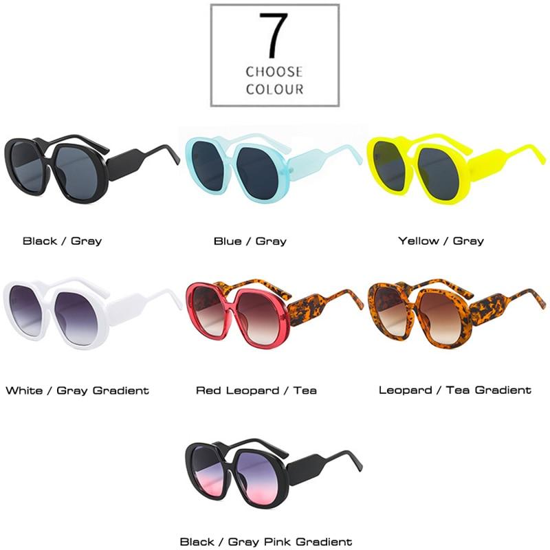 SO & EI Ins, популярные модные круглые солнцезащитные очки ярких цветов, женские солнцезащитные очки в стиле ретро, ​​синие, желтые оттенки, UV400, брендовые дизайнерские солнцезащитные очки