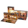 Lighting Japanese-style Ramen Shop Sushi Shop Miniature Scene for 1/64 Car Model Collection Home Decor Display Ornaments