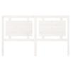 VidaXL Headboard White 165.5x4x100 Cm Solid Pine Wood 817951