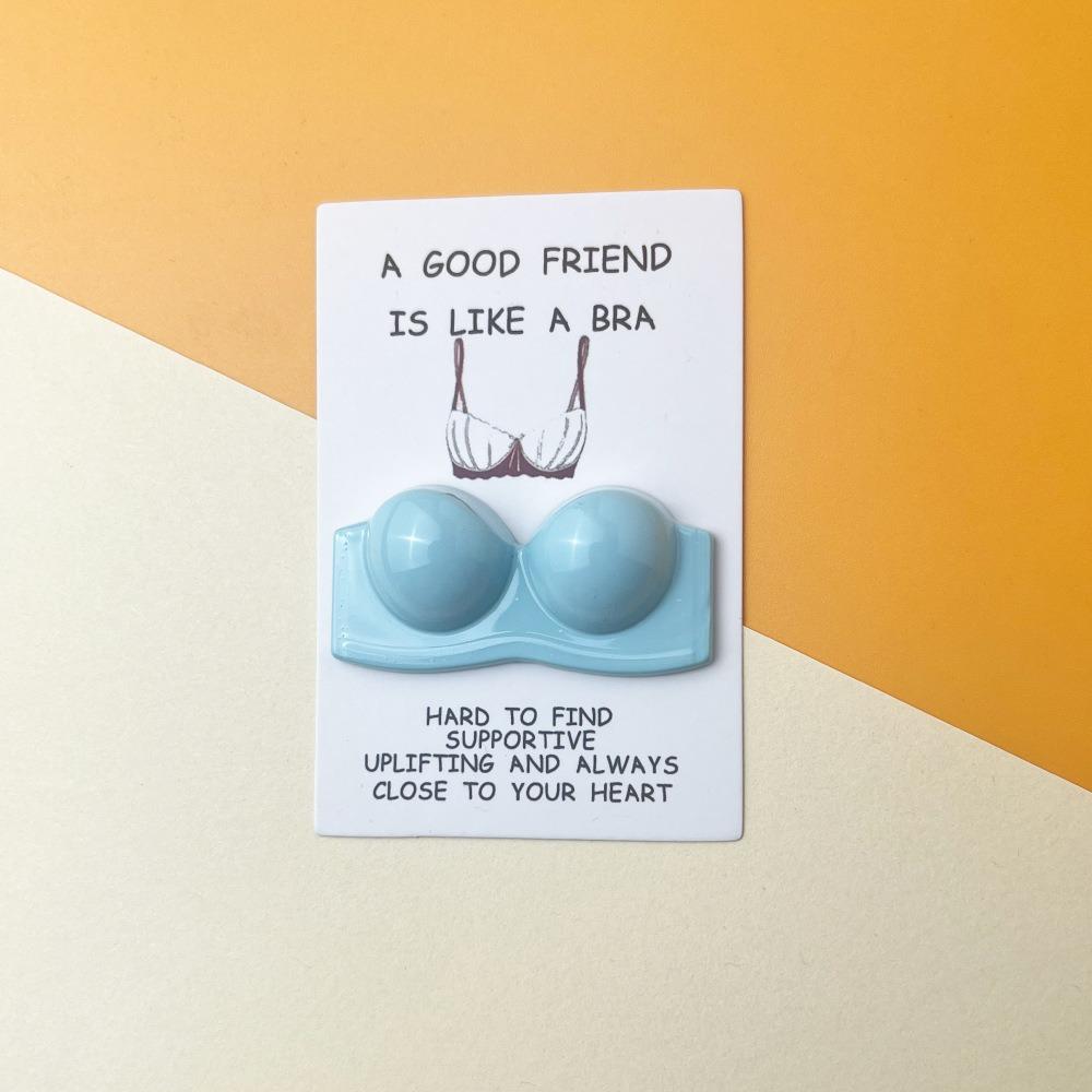 Мини-карман из смолы Hugs a Good Friend Is Like a Bra Упаковка украшена на Новый год, карнавал