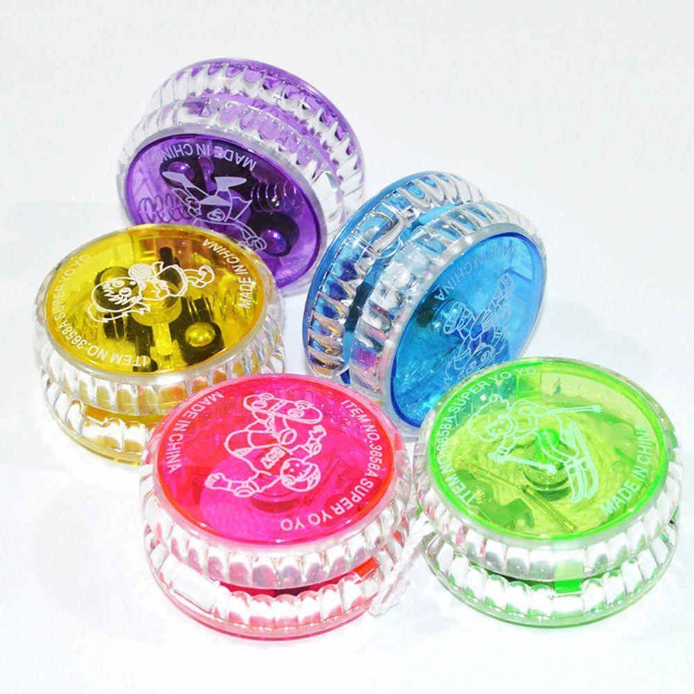 Plastic Luminescent Gift Yoyo Classic Toy LED Flashing Hand-Eye Development