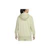 Nike Solid Color Hooded Drawstring Casual Sweatshirt Women Tops Olive FZ7197-371